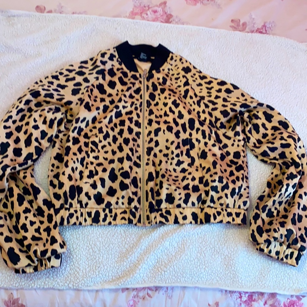 A cheetah print jacket!
